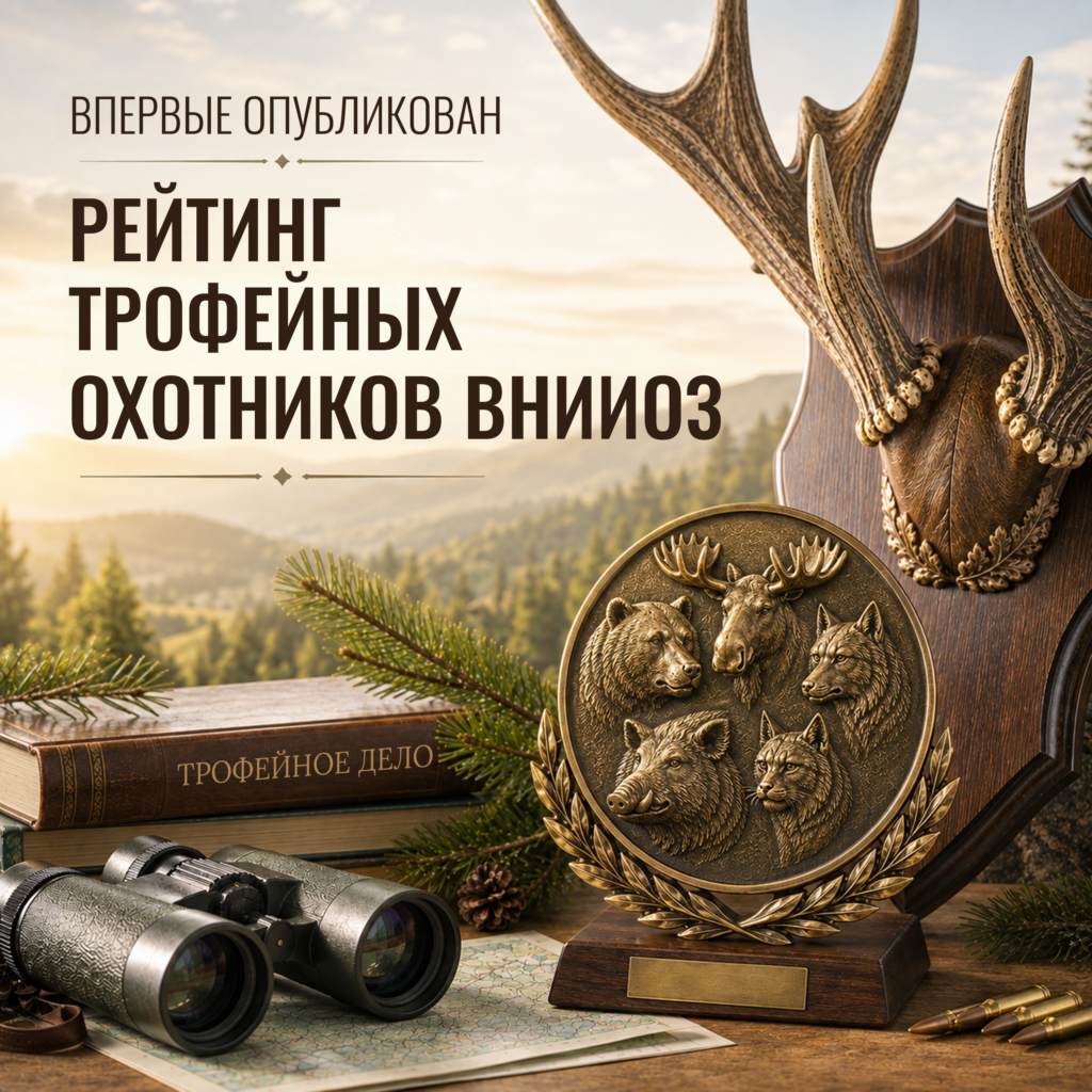 ФГБНУ ВНИИОЗ им. проф. Б.М. Житкова впервые опубликовал рейтинг трофейных охотников ФГБНУ ВНИИОЗ им. проф. Б.М. Житкова впервые опубликовал рейтинг трофейных охотников